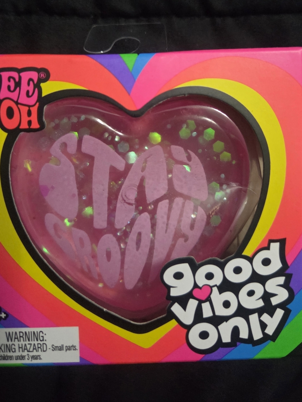 *BRAND NEW* NeeDoh "Squeeze The Day" Heart Stress Ball - Pink